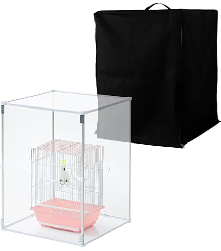 Amazon | とりまる Mサイズ 鳥かご アクリルケース 防寒カバー ケージ